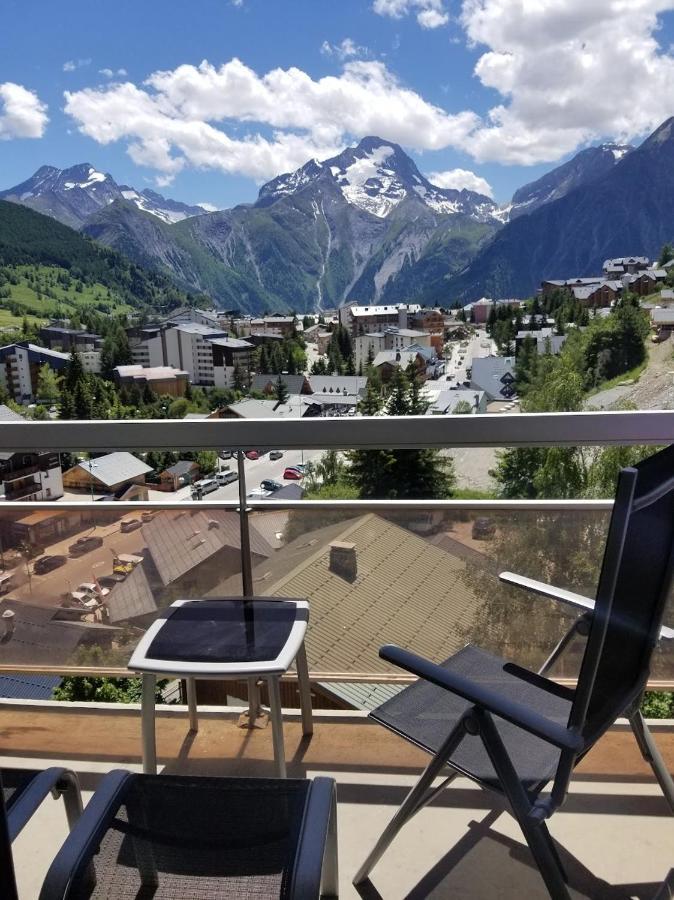 Appartamento Magnifique Vue Centre Station Les Deux Alpes Esterno foto